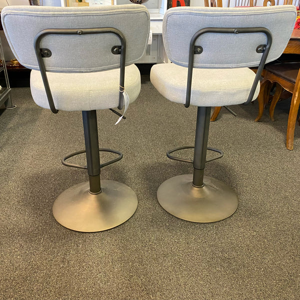 Fabric Stool (Bar - With Back)