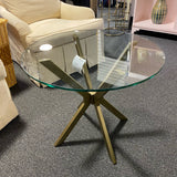 Metal and Glass Table (Accent)