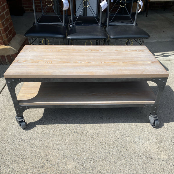 wood & metal Table ( Coffee)
