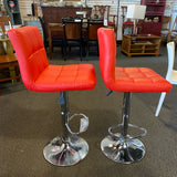 Vinyl Stool (Bar - With Back)