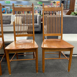 Wood Chair (Dining - Pair)
