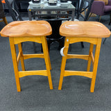 Wood Stool (Bar - No Back)