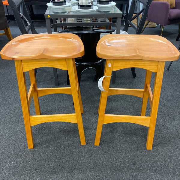Wood Stool (Bar - No Back)