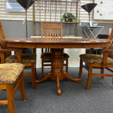 Wood Table ( W/ Chairs)
