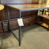 Wood and Metal Desk