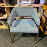fabric and metal Chair (Accent - single)