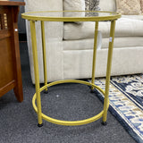 Metal & Glass Table (Accent)