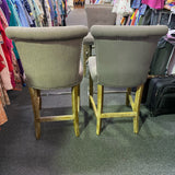 Fabric Stool (Bar - With Back)