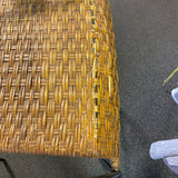 Wicker Stool (Bar - With Back)