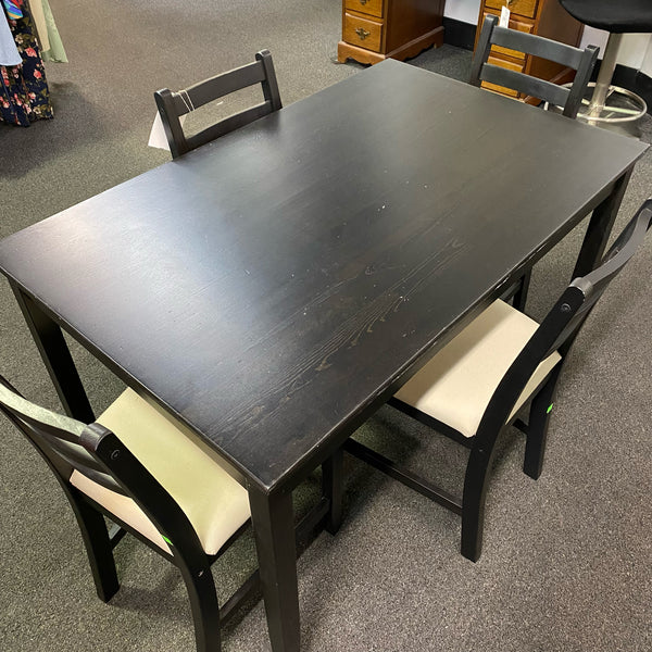 Wood Table ( W/ Chairs)