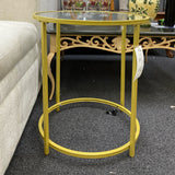 Metal & Glass Table (Accent)
