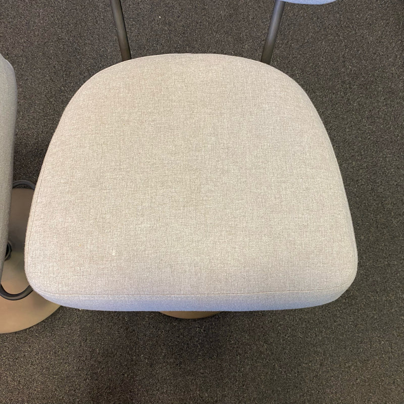 Fabric Stool (Bar - With Back)