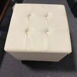 Leather Ottoman
