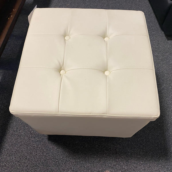 Leather Ottoman