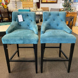 Fabric Stool (Bar - With Back)