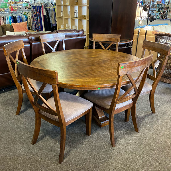 Wood Table ( W/ Chairs)