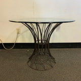 Glass and Metal Table ( Dining)