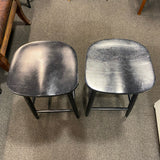 Wood Stool (Bar - With Back)