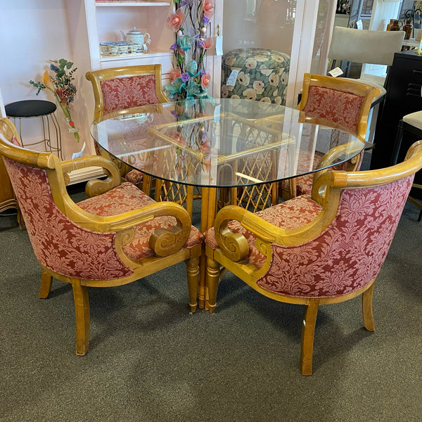 Wood Table ( W/ Chairs)