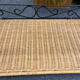 wicker & metal Rack (Baker's)