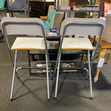 Metal Stool (Bar - With Back)