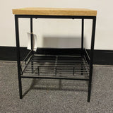 Wood and Metal Table ( End)