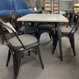 Metal Table ( W/ Chairs)