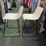 Pleather Stool (Bar - With Back)