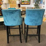 Fabric Stool (Bar - With Back)