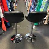 Pleather Stool (Bar - With Back)