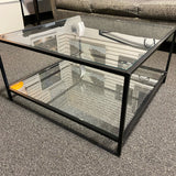 Glass and Metal Table ( Coffee)