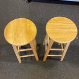 Wood Stool (Bar - No Back)