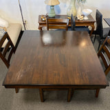 Wood Table ( W/ Chairs)