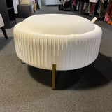 Velvet Ottoman