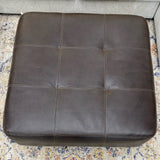Leather Ottoman