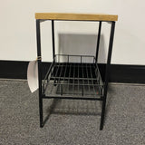 Wood and Metal Table ( End)