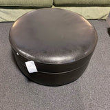 Faux leather Ottoman