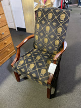 fabric & wood Chair