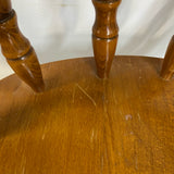 Wood Stool (Bar - With Back)