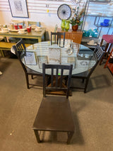 Wood and glass Table ( Dining)