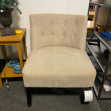 Fabric and wood Chair (Accent - single)