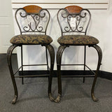 Metal Stool (Bar - With Back)