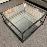 Glass and Metal Table ( Coffee)