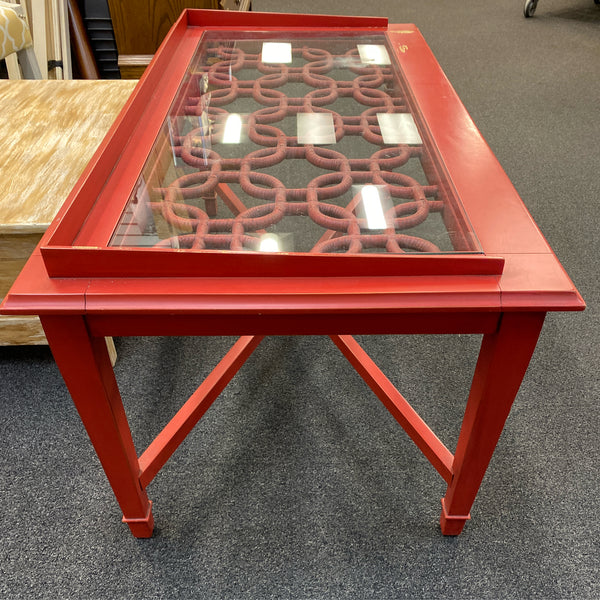 Wood & Glass Table ( Coffee)