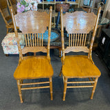 Wood Chair (Dining - Pair)