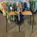 Wicker Stool (Bar - With Back)