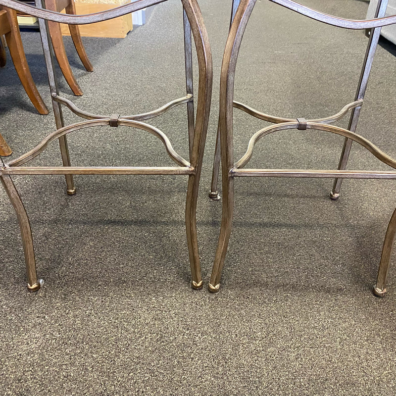 Metal Stool (Bar - With Back)