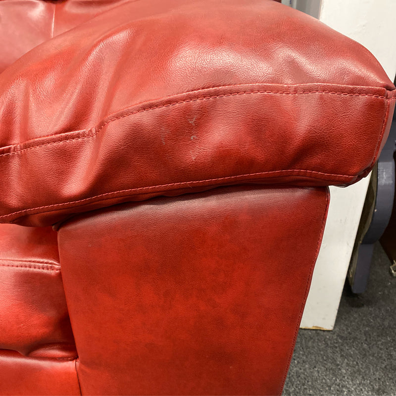 Pleather Sofa