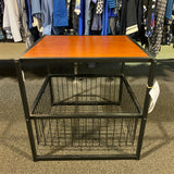 Wood and Metal Table ( End)