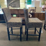 Rattan Stool (Bar - With Back)